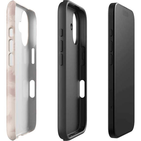 Taupe Tie Dye iPhone 16 Plus Impact Case